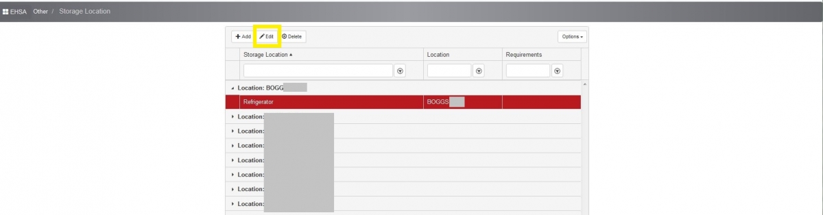 Click on "Edit" icon (left top corner), a new screen will pop out